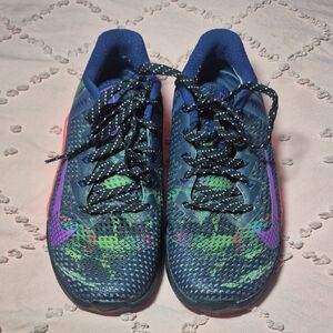 Vibrant Kids' Sneakers with Blue and Green Design